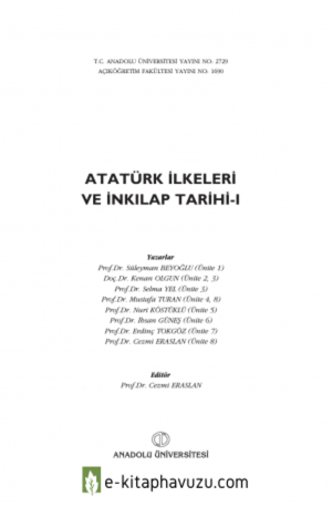 Atatürk İlkeleri ve İnkılap Tarihi 1 - SONGÜL BALCI