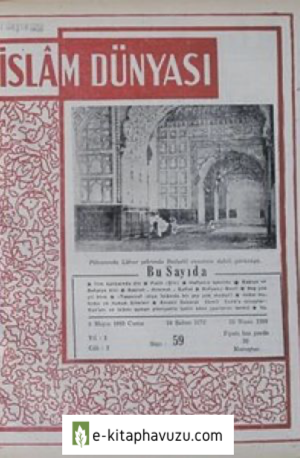 İslam Dünyası M.raif Ogan - Sayı 59 8 Mayıs 1953