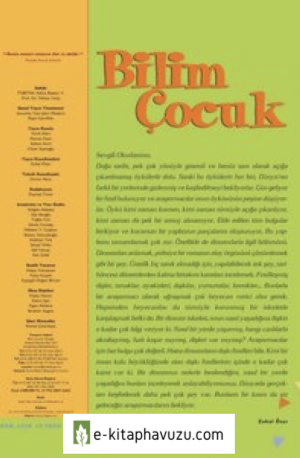 Bilim Çocuk Dergisi Ekim 2005