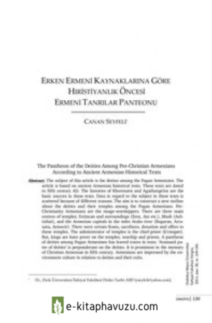 Hıristiyanlık Öncesi Ermeni Tanrılar Panteonu