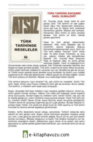 Türk Tarihinde Meseleler kiabı indir