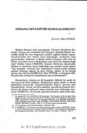 Osmanlı Devleti'nin Kuruluş Sorunu