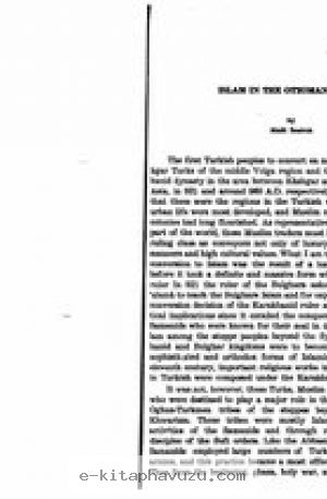 Halil İnalcık - İslam In The Ottoman Empire